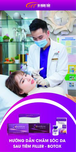 HƯỚNG DẪN CHĂM SÓC DA SAU TIÊM FILLER
