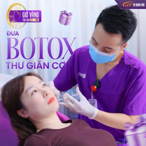 Tiêm botox bị mỏi hàm có sao không?