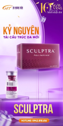 Sculptra - giải pháp tái cấu trúc da được Thẩm mỹ Hoàng Tuấn lựa chọn
